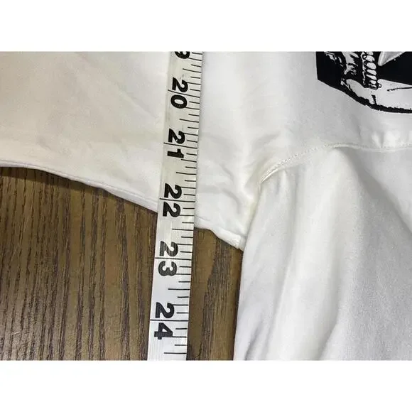 NWT - ocial Collision Skull Grave Patch Long-Sleeve Woven Button-Up - Unisex SM - Picture 8 of 8